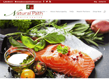 Tablet Screenshot of naturalpathhealthcenter.com